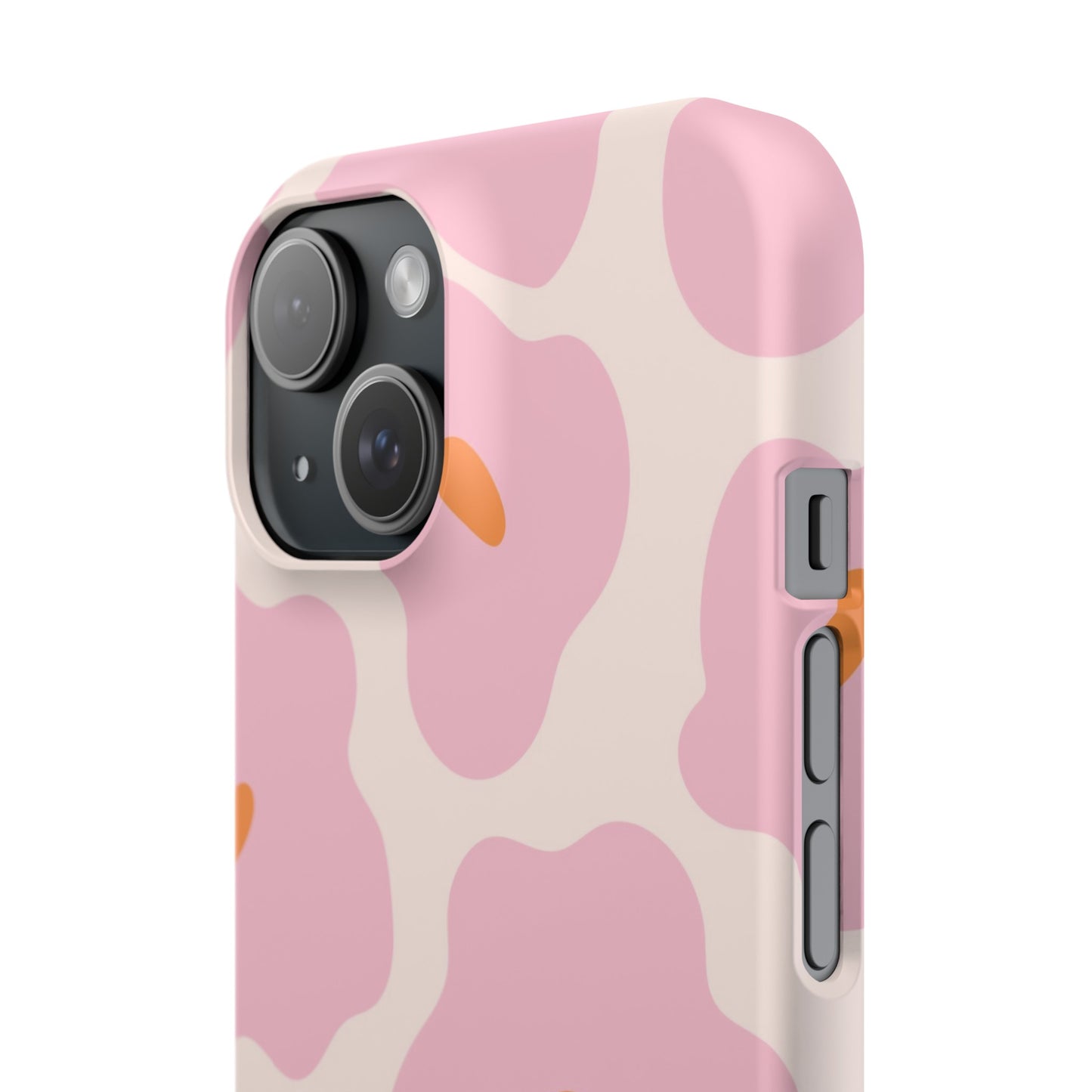 Abstract Soft Pink Print | Slim Phone Case