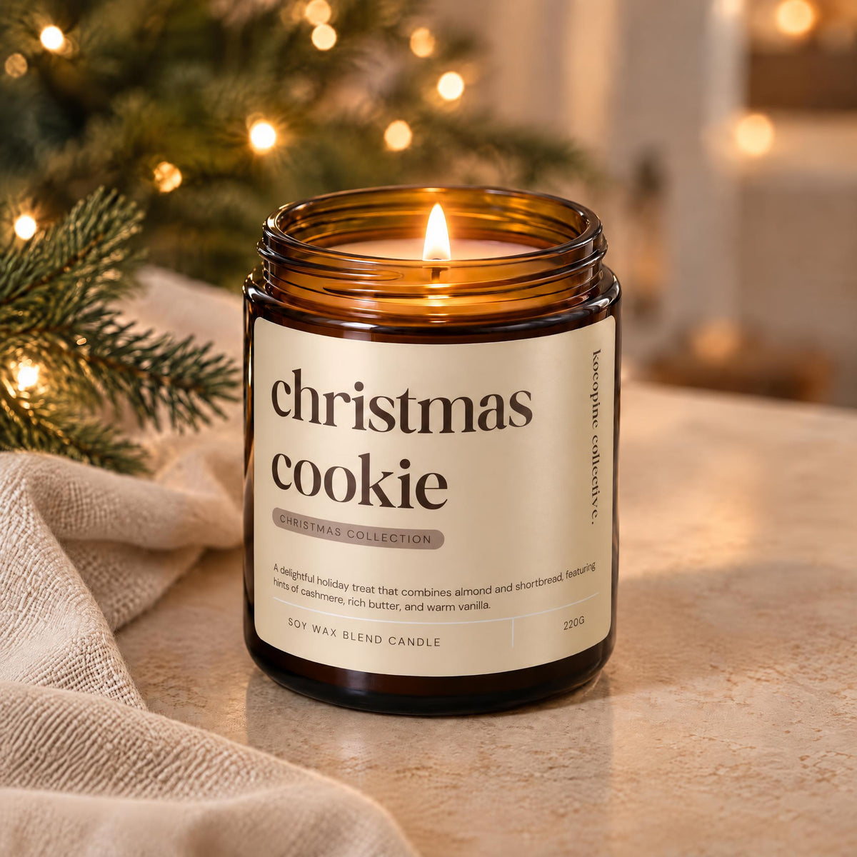 Christmas Cookie | Cashmere + Shortbread | 220g