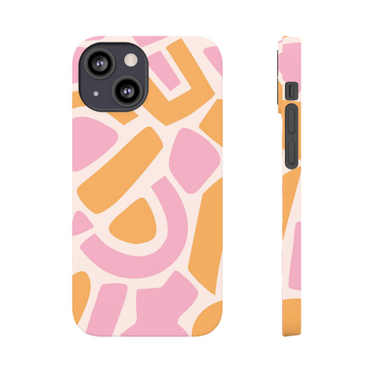 Abstract Pink | Slim Phone Case