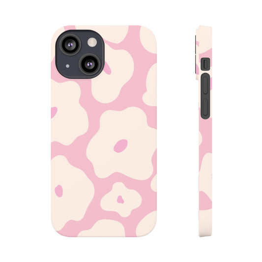 Abstract Pink Print | Slim Phone Case