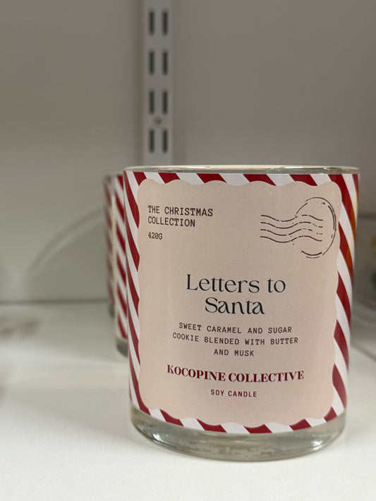Letters to Santa - 420g Christmas Soy Candle