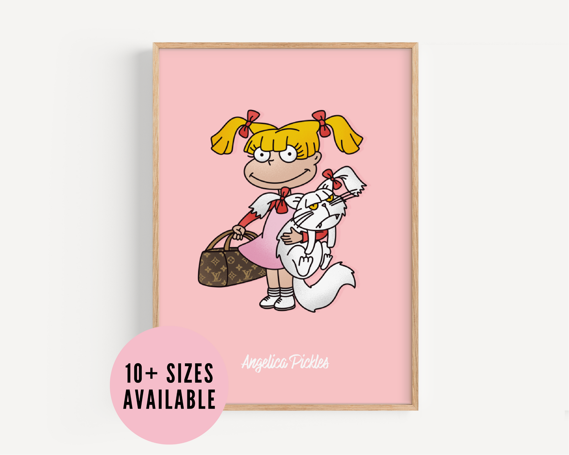 angelica様のページです Angelica Pickles (Rugrats) - Wall Art – Kocopine Collective