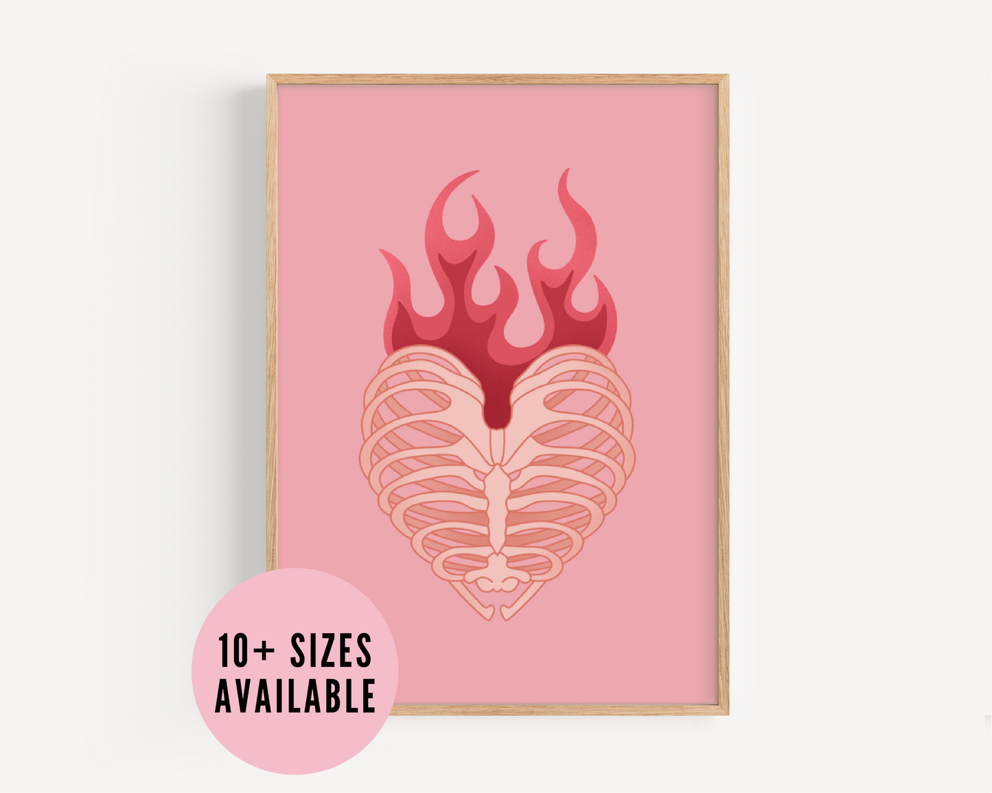 Heart on Fire - Wall Art