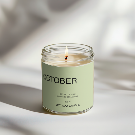 October | Coconut + Lime | 220g