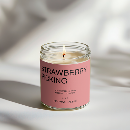 Strawberry Picking | Strawberries + Cream | 220g