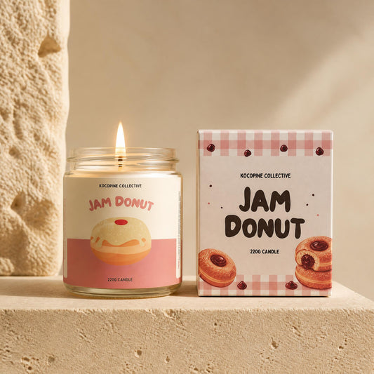 Jam Donut | Strawberry Jam + Vanilla | 220g