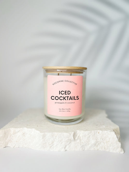 Iced Cocktails | Pineapple + Coconut