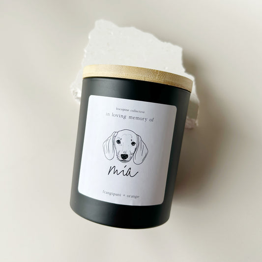 In Loving Memory (Dog) | Pet Remembrance | Soy Candle